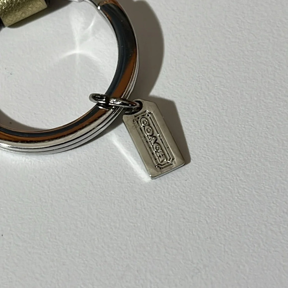 *COACH* Brown Signature Sherpa Winter Boot Keychain In LNC - Picture 3 of 5